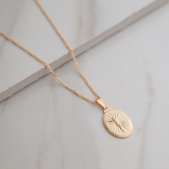 Crucifix Necklace | 18k Gold Filled - Picture 4 of 6